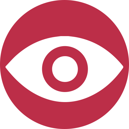 eye in red, Visualise your achievements